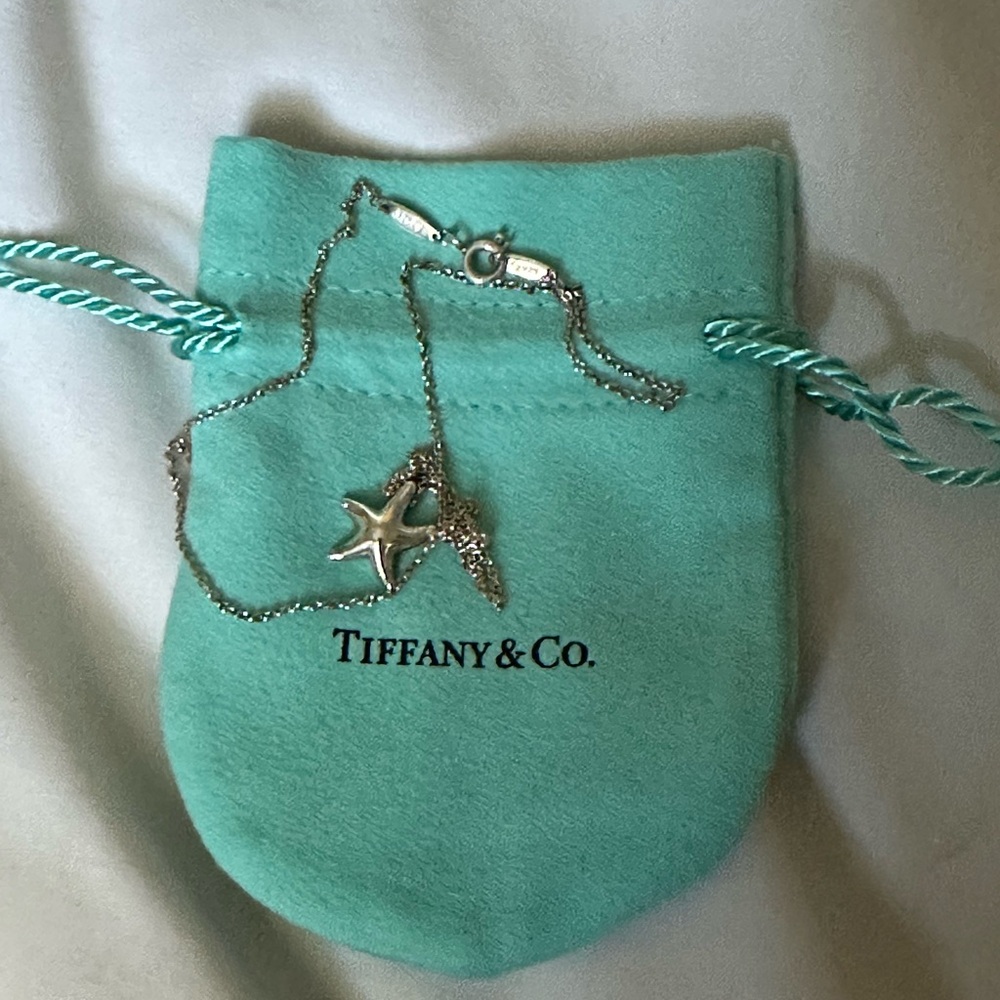 Tiffany & Co. Sterling Silver Starfish Necklace